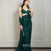 Jewels of Emerald Saree